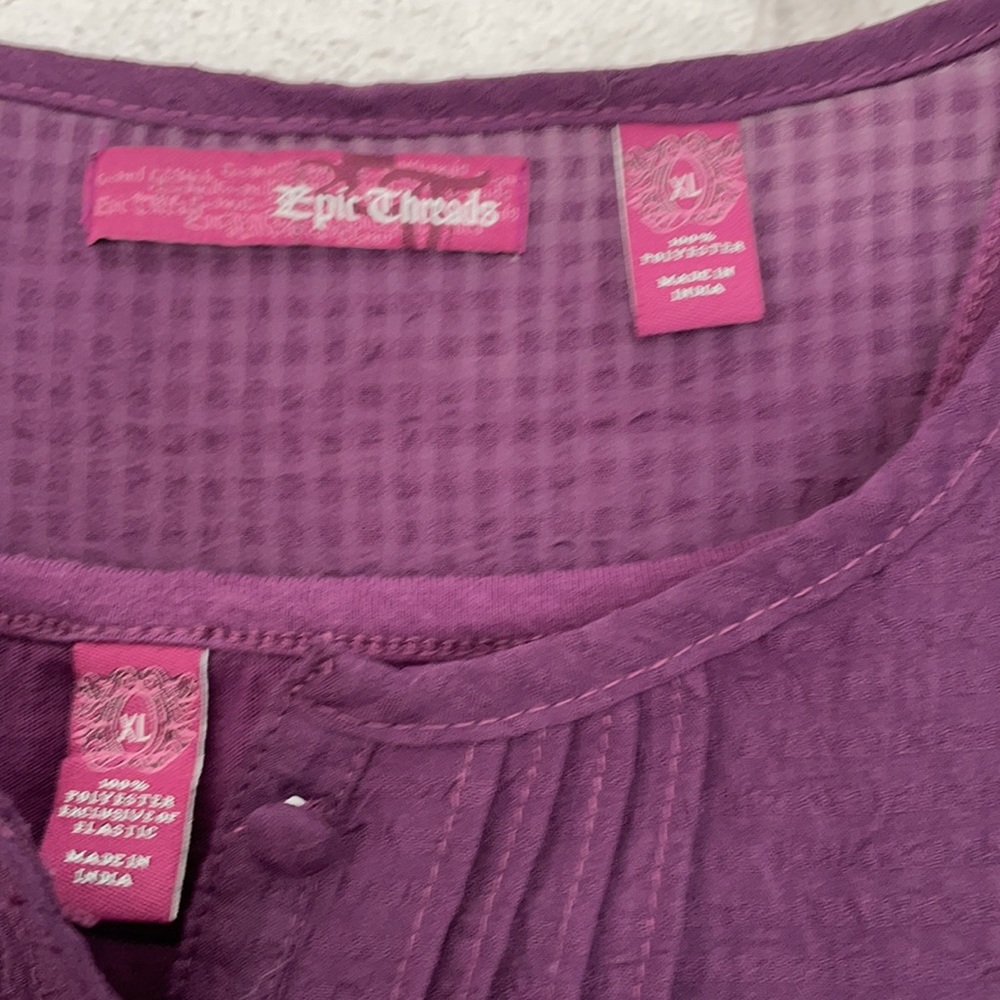 Epic Threads blouse - Picture 2 of 5